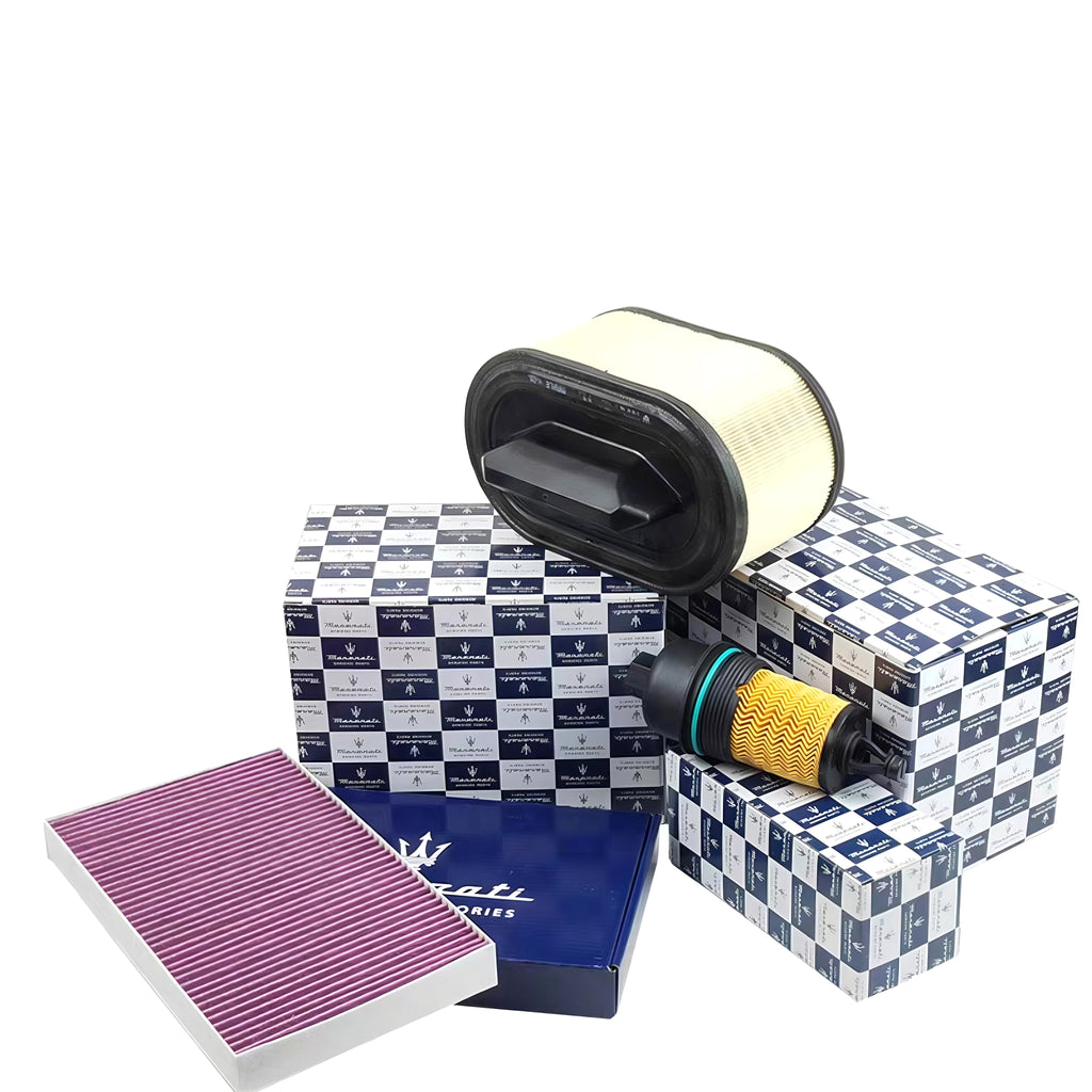 Genuine Maserati OEM Air, Oil & Cabin Filters | Fits Ghibli, Levante, Quattroporte