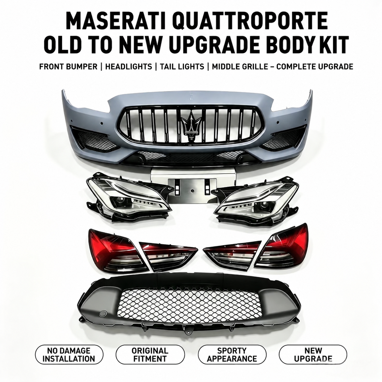 Quattroporte upgrade kit (converting older model to newer model)