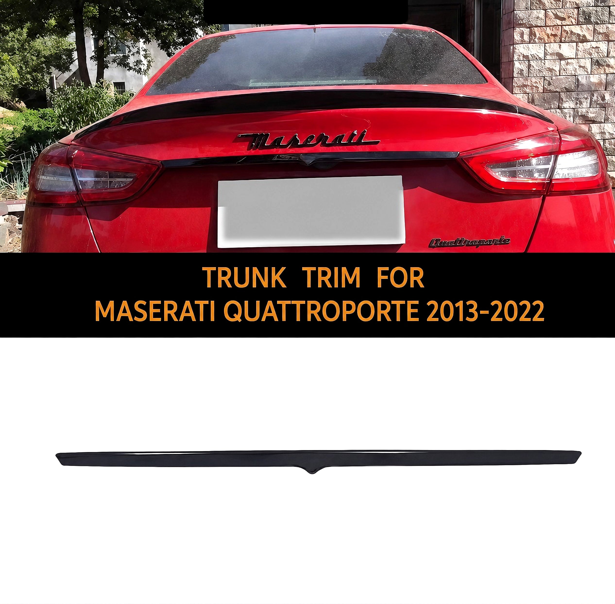 Gloss Black Rear Trim