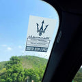 Maserati Legendary Trident Car Decal