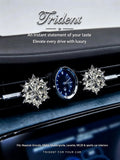 【Gift Set】Crystal Snowflake Car Air Vent Diffuser + 4 Fragrance Refills