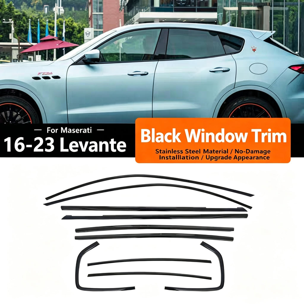 Gloss Black Window Trim