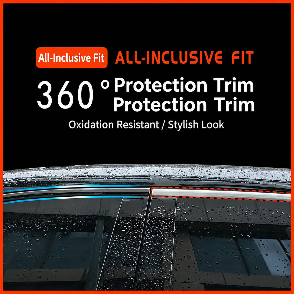 Gloss Black Window Trim