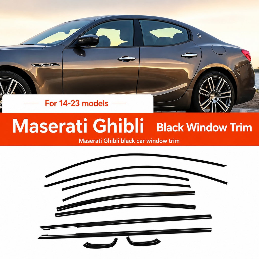Gloss Black Window Trim