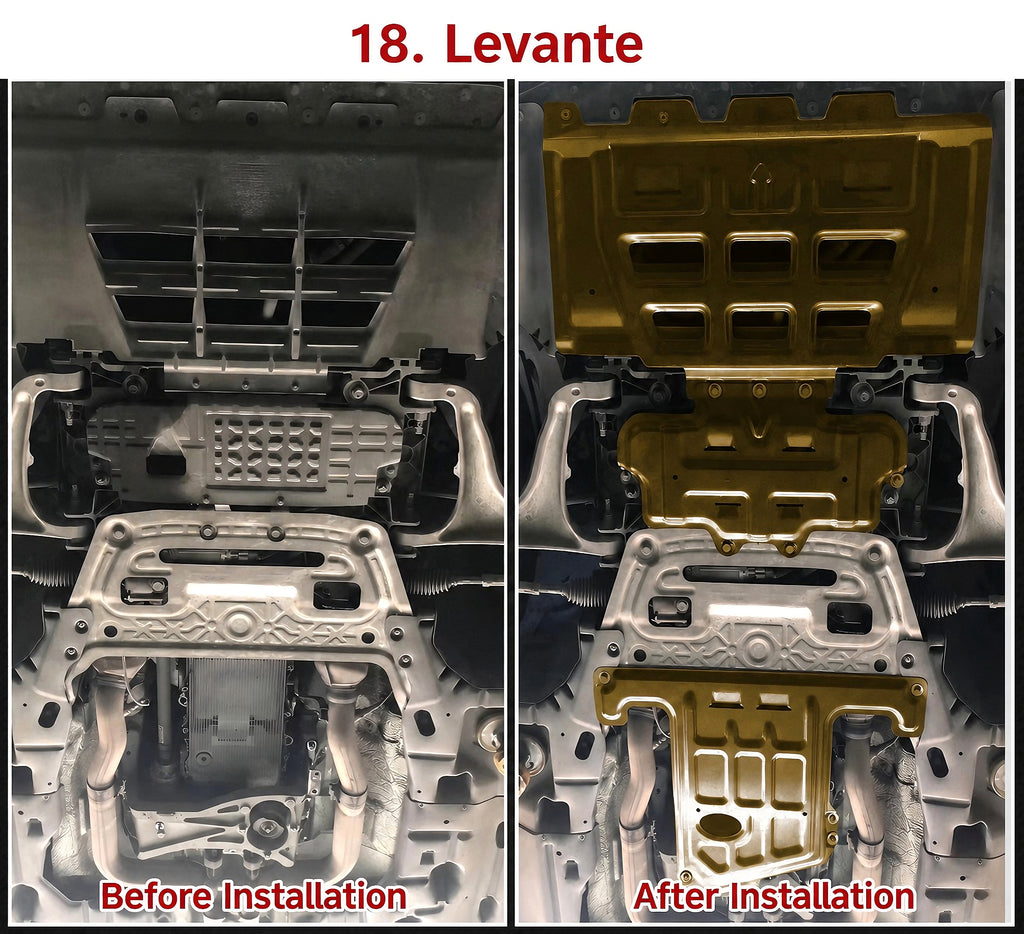 Maserati Full Underbody Chassis Shield Skid Plate | For Levante / Ghibli / Quattroporte