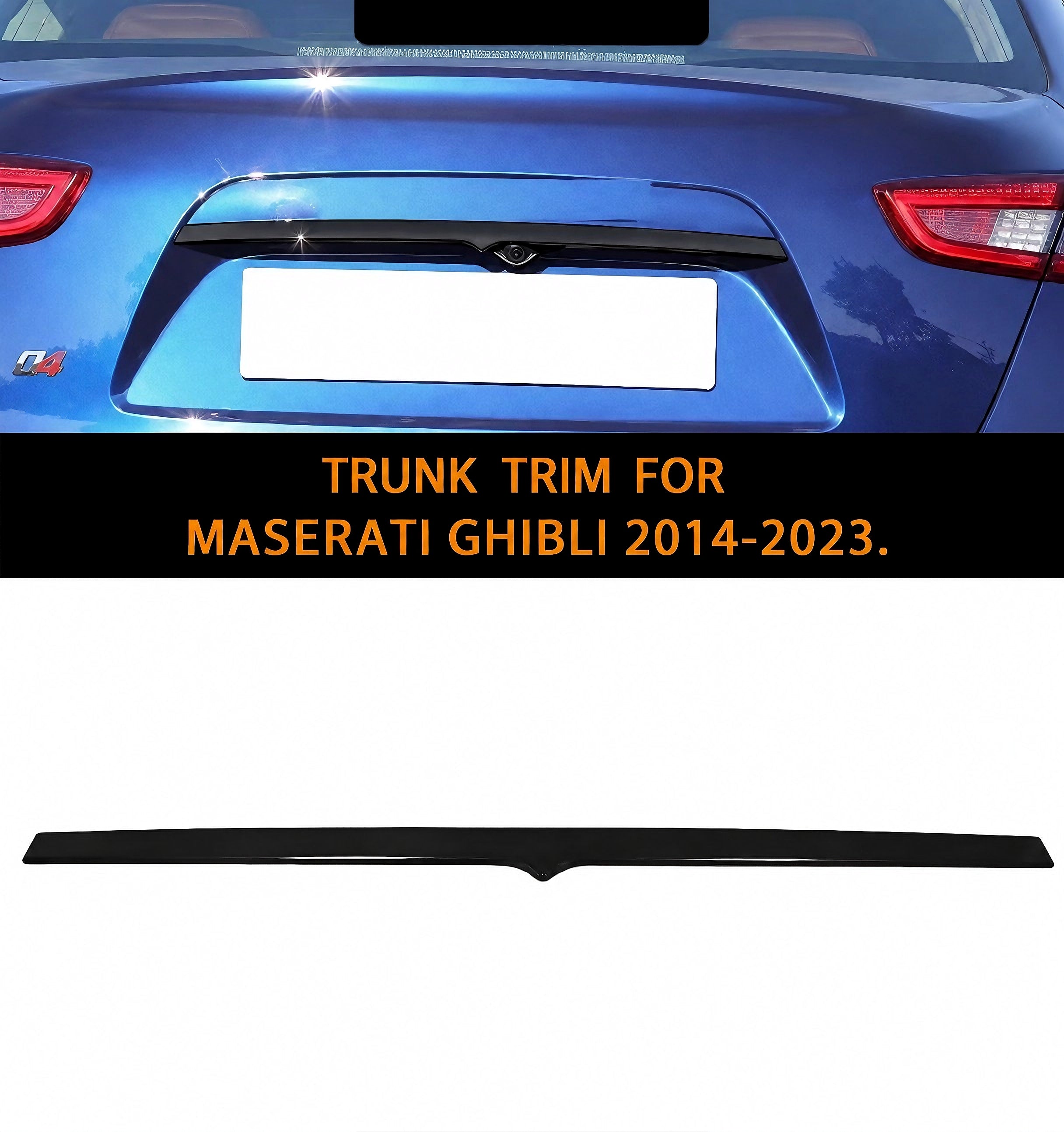 Gloss Black Rear Trim