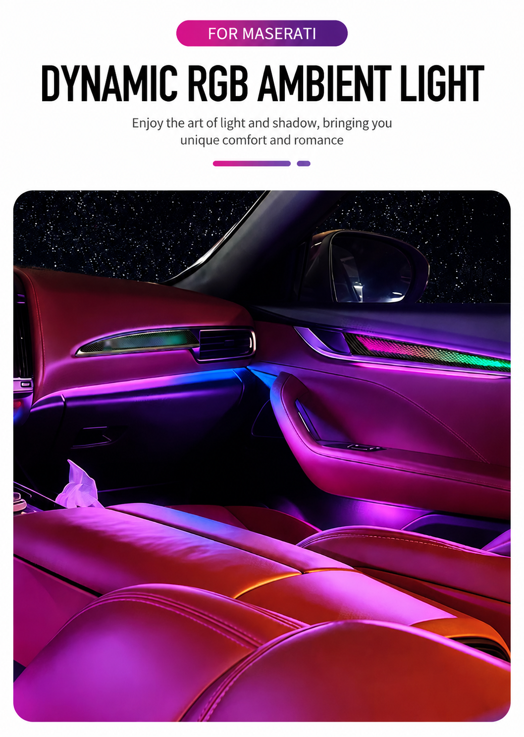 Full-Vehicle Ambient Lights | OEM-Style Multi-Zone Interior Lighting Upgrade System