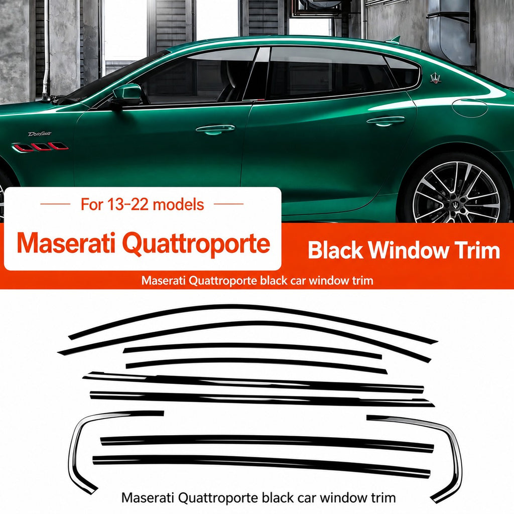 Gloss Black Window Trim
