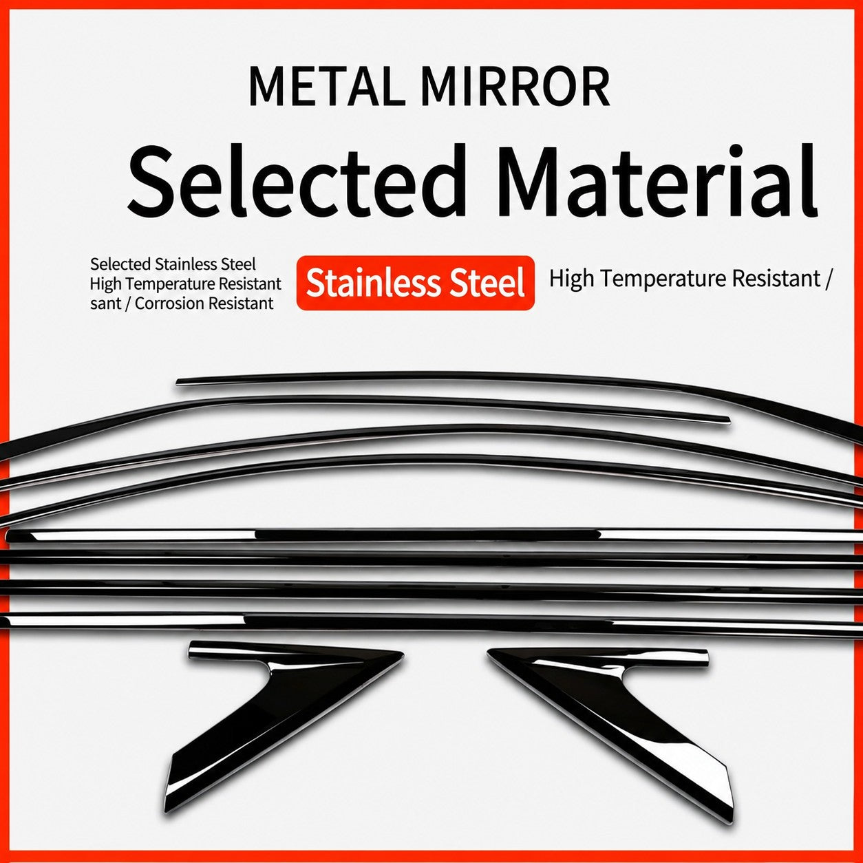 Gloss Black Window Trim