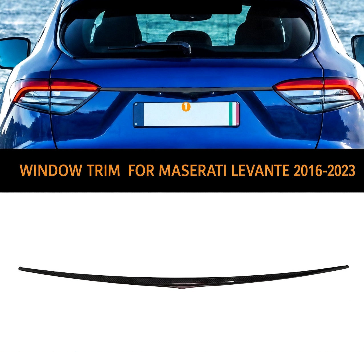 Gloss Black Rear Trim