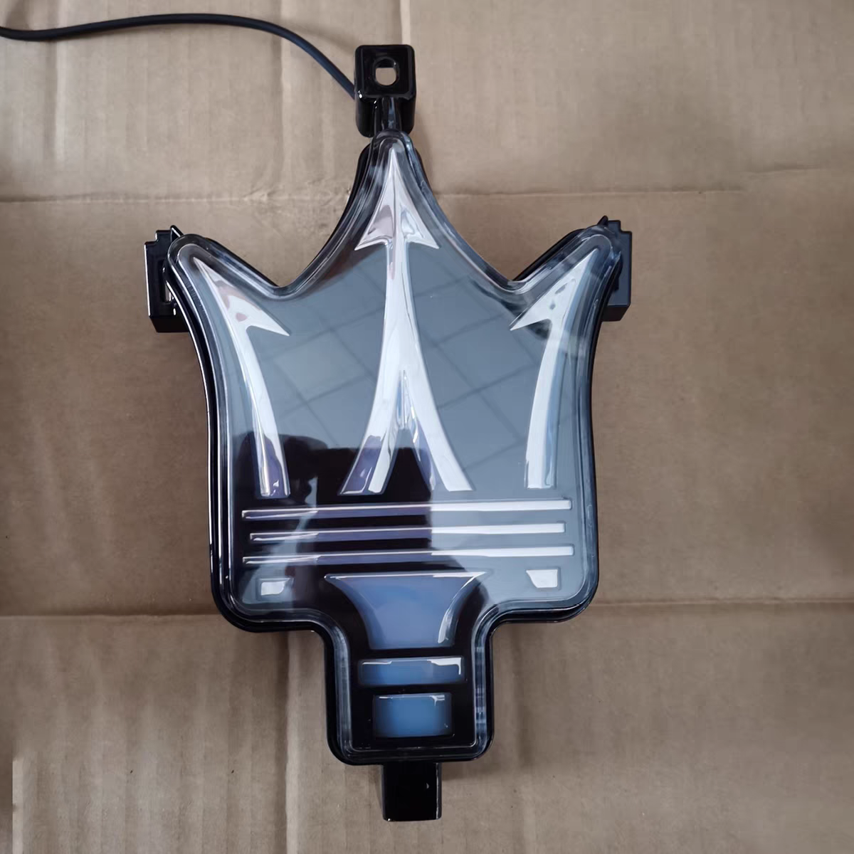 Maserati LED Illuminated Trident Grille Emblem | Premium Front Badge Upgrade