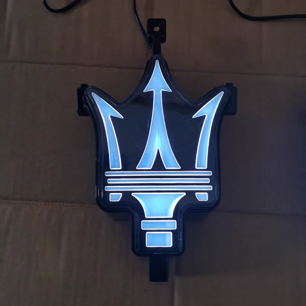 Maserati LED Illuminated Trident Grille Emblem | Premium Front Badge Upgrade