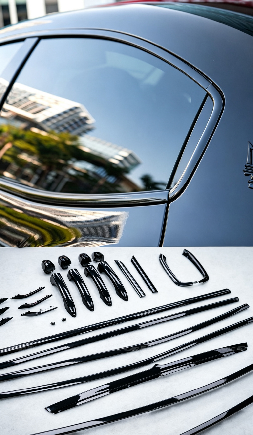Maserati Ghibli Trofeo-Style Blackout Facelift Kit – Old to New Style Conversion