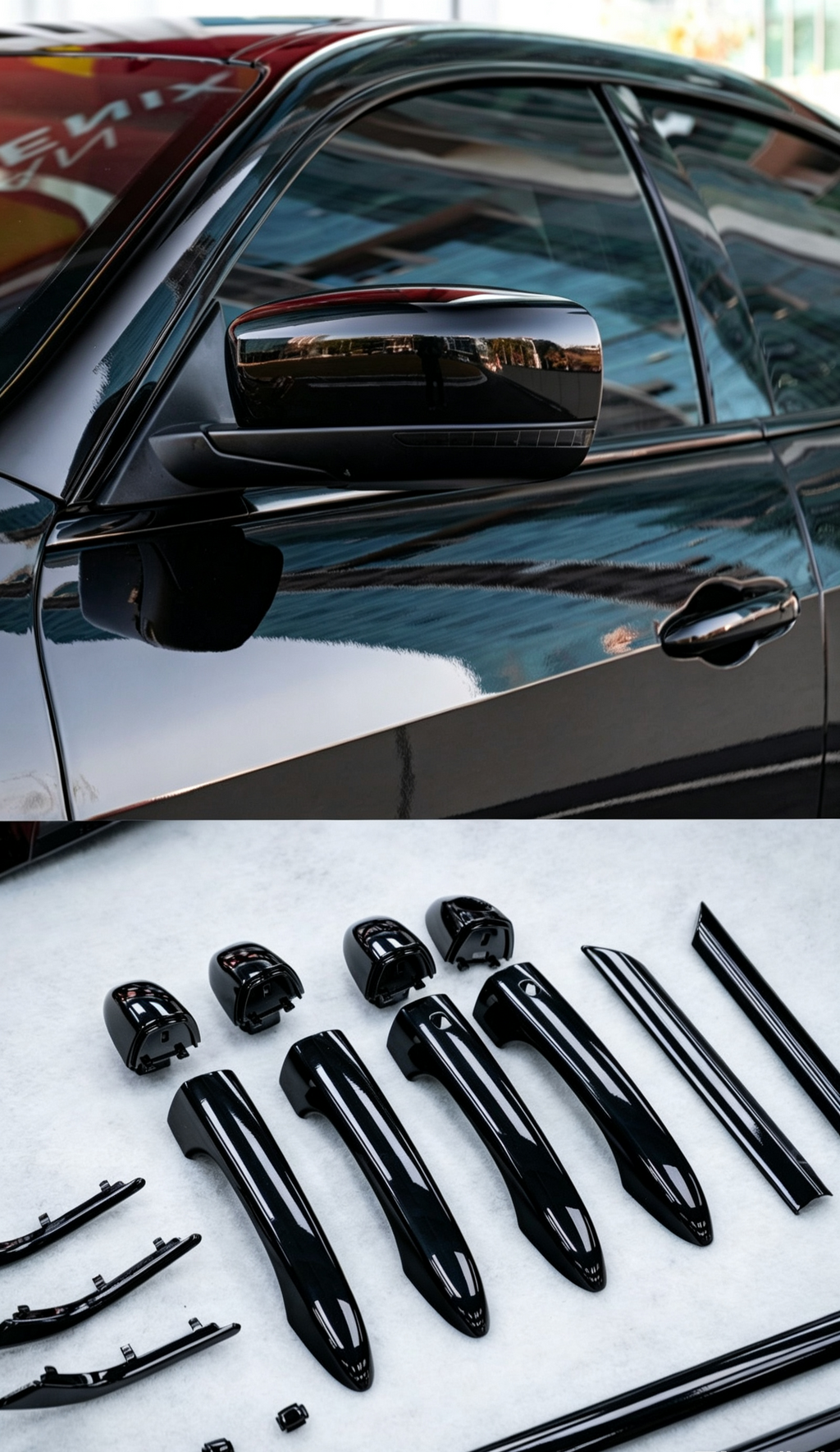 Maserati Ghibli Trofeo-Style Blackout Facelift Kit – Old to New Style Conversion