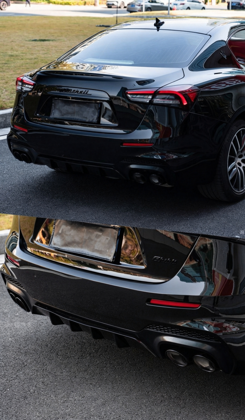Maserati Ghibli Trofeo-Style Blackout Facelift Kit – Old to New Style Conversion