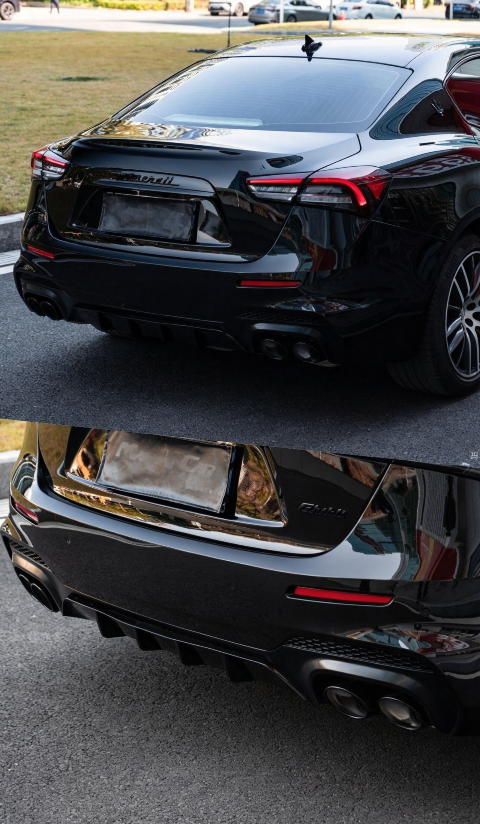 Maserati Ghibli Trofeo-Style Blackout Facelift Kit – Old to New Style Conversion