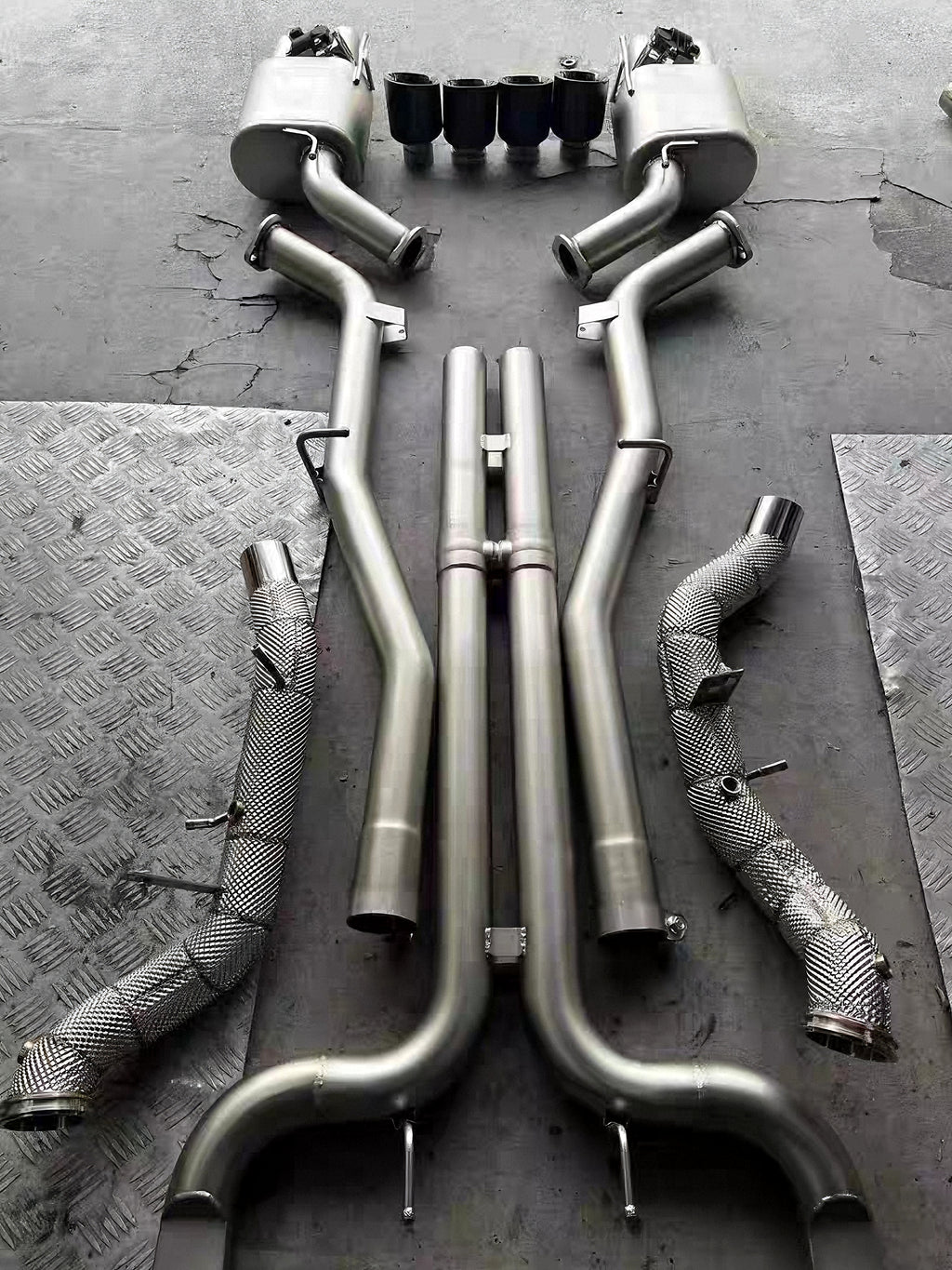 Poseidon Custom Full Exhaust System for Maserati