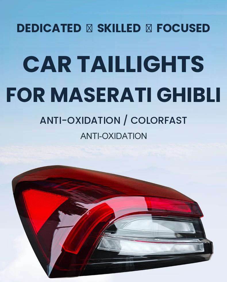 Maserati Ghibli LED Tail Light Upgrade (2015–2023)
