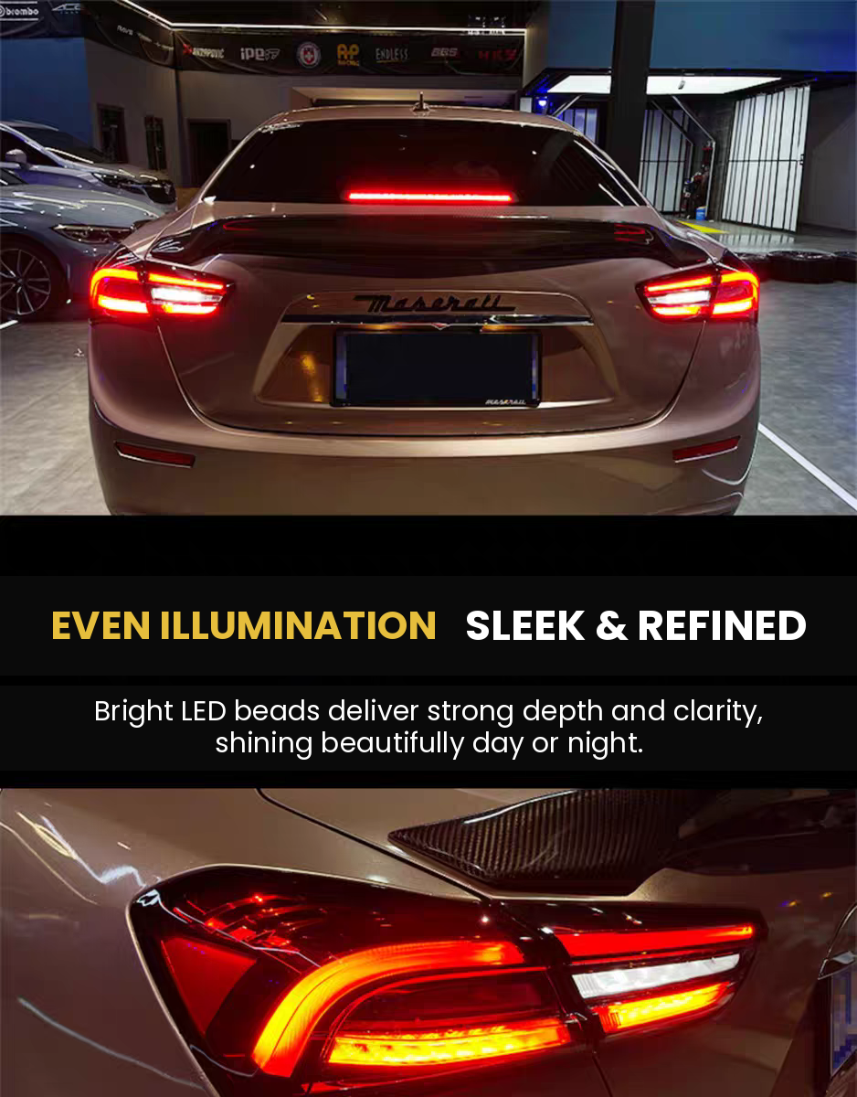 Maserati Ghibli LED Tail Light Upgrade (2015–2023)